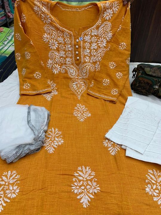 cotton_chikankari_kurti