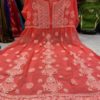 Georgette_panel_gown_with_chikankari_work_in