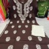 Slub_cotton_rose_kurti_with_rose_pant_in