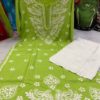 Rayon_gala_buti_kurti_with_chikankari_work