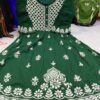 Slub_cotton_gown_with_chikankari_in