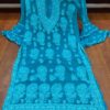 Georgette_bellsleeves_rose_jaal_chikankari_kurti_in