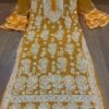 Georgette_bellsleeves_rose_jaal_chikankari_kurti_in