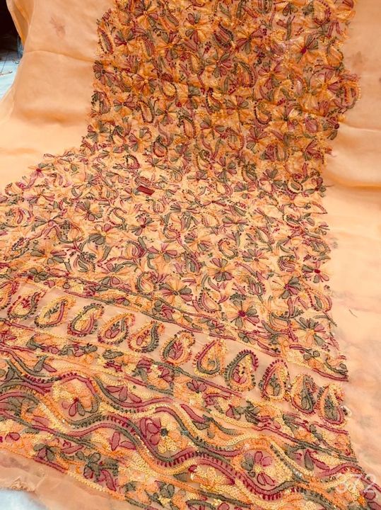 Running_fabric_unstitched_kuti_&_Dupatta_in_chikankari