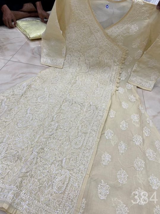 Voil_Cotton_angrakha_with_chikankari