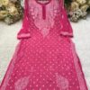 Georgette_resham_keel_jaal_kurti