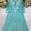 Georgette_resham_keel_jaal_kurti