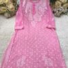 Georgette_resham_keel_jaal_kurti