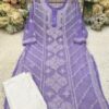 Georgette_panel_kurti_with_chikankari_work
