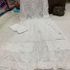Georgette_kurti_sharara_nd_duptta_set_chikankari_work