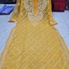 Georgette_Patti_keel_jaal_kurti_with_chikankari_work