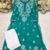 Ghaspatti_embroidery_gala_buti_kurti_with_chikankari