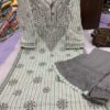 Linen_cotton_kurti_with_Chikankari_work