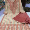 Linen_cotton_kurti_with_Chikankari_work