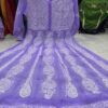 Georgette_rose_yok_anarkali_kurti_with_chikankari_work