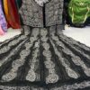 Georgette_rose_yok_anarkali_kurti_with_chikankari_work