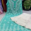 Georgette_gala_patti_kurti_with_chikankari_work