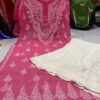 Georgette_gala_patti_kurti_with_chikankari_work