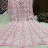 Georgette_buta_panel_anarkali_with_chikankari_work