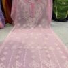 Georgette_gala_buti_kurti_with_chikankari_work