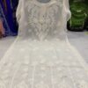 Georgette_gala_buti_kurti_with_chikankari_work