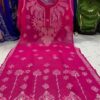 Georgette_gala_buti_kurti_with_chikankari_work
