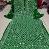 Georgette_bell_sleeves_mahi_jaal_kurti_with_chikankari_mirror_&_pearl_work