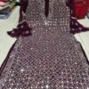 Georgette_bell_sleeves_mahi_jaal_kurti_with_chikankari_mirror_&_pearl_work