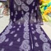 Georgette_side_button_angrakha_with_chikankari_work