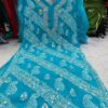 Georgette_bell_sleeves_gota_patti_and_chikankari_work_kurti