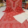 Georgette_bell_sleeves_daman_rose_kurti_with_chikankari