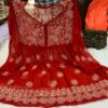 Georgette_short_gown_top_with_chikankari_work