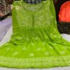 Georgette_short_gown_top_with_chikankari_work