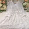 Georgette_short_gown_with_chikankari_work