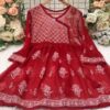 Georgette_short_gown_with_chikankari_work