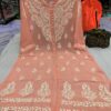 Georgette_front_open_kurti_with_chikankari_work
