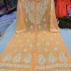 Georgette_front_open_kurti_with_chikankari_work