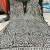 Georgette_special_size_short_top_with_chikankari_work