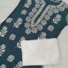 Modal_cotton_rose_kurti_with_chikankari_work