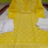 Corbonize_cotton_front_jaal_kurti_with_chikankari_work