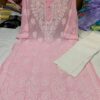 Georgette_rose_daman_kurti__with_chikankari_work