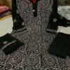 Georgette_faizia_kurti_with_stol_and_chikankari_work