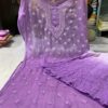 Georgette_daul_shade_dye_kurti_set_with_chikankari_work