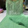 Georgette_daul_shade_dye_kurti_set_with_chikankari_work