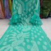 Georgette_bell_sleeves_kurti_with_chikankari_work