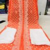 Georgette_front_open_keel_jaal_kurt_set_with_chikankari_work