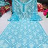Georgette_bell_sleeves_rose_keel_jaal_kurti_with_chikankari_work