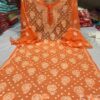 Georgette_bell_sleeves_rose_keel_jaal_kurti_with_chikankari_work