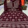 Georgette_gala_daman_kurti_with_chikankari_work