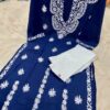 Exclusive_Lucknowi_Chikankari_soft_modal_kurti_set